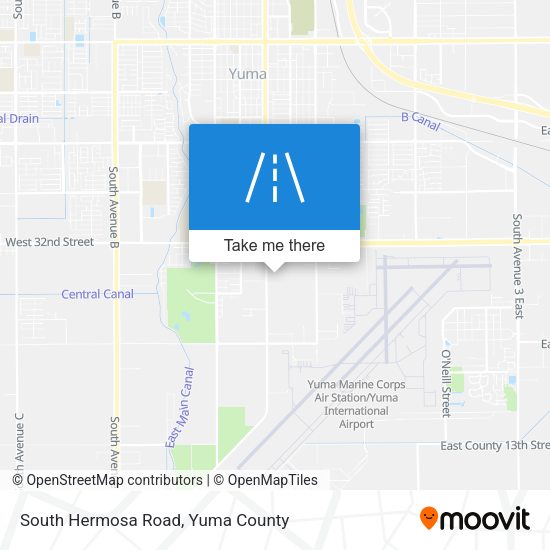 South Hermosa Road map