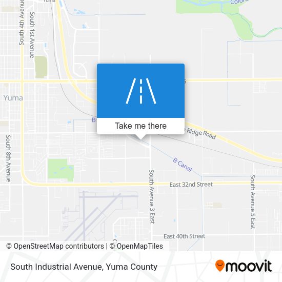 South Industrial Avenue map