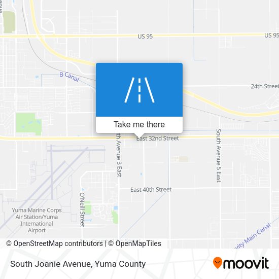 South Joanie Avenue map