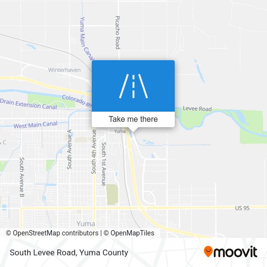Mapa de South Levee Road