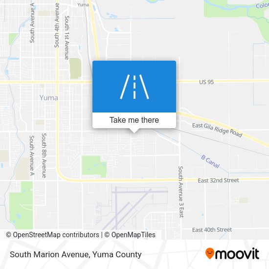 South Marion Avenue map