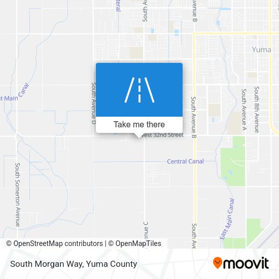 South Morgan Way map