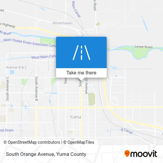 Mapa de South Orange Avenue