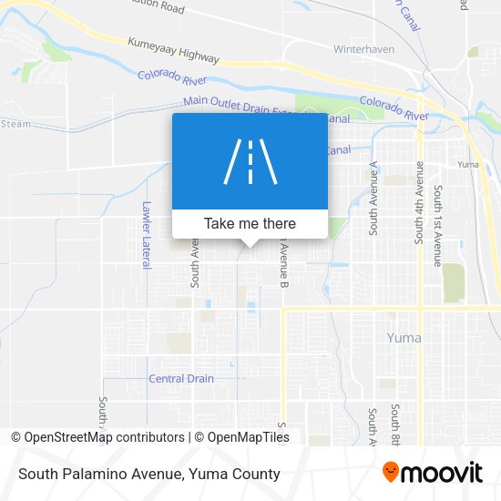 South Palamino Avenue map