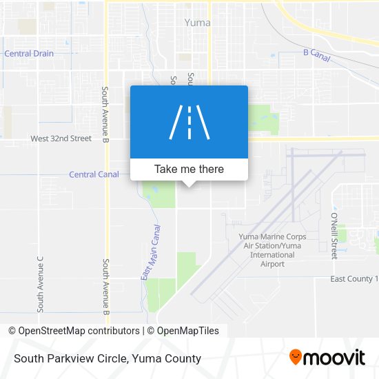 Mapa de South Parkview Circle