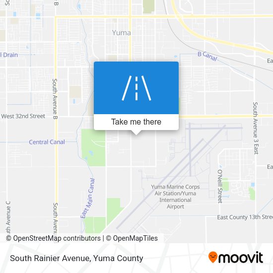 South Rainier Avenue map