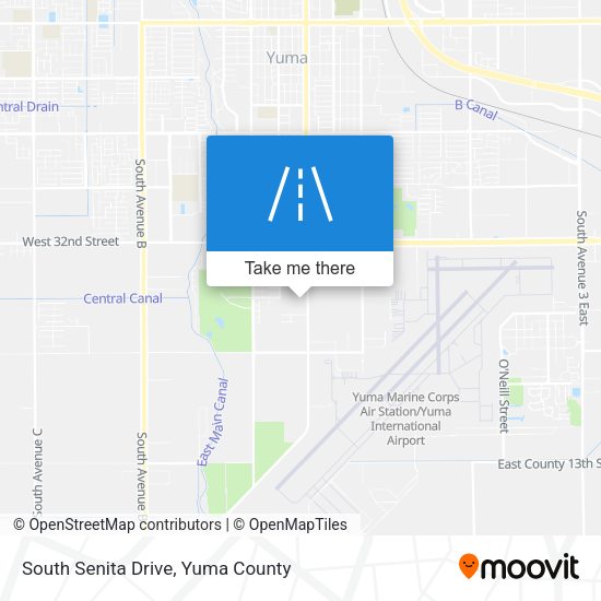 Mapa de South Senita Drive