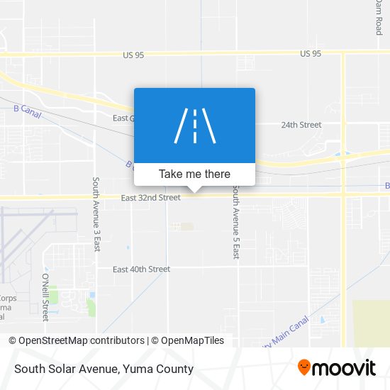 South Solar Avenue map