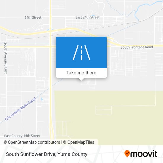 Mapa de South Sunflower Drive
