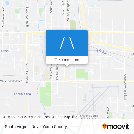 South Virginia Drive map