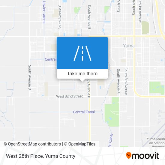 Mapa de West 28th Place