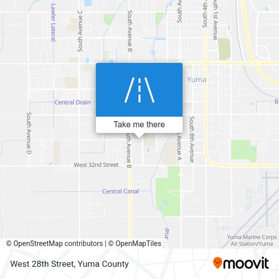 Mapa de West 28th Street