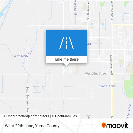 West 29th Lane map