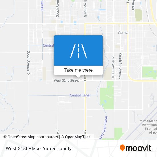 Mapa de West 31st Place