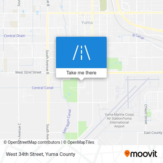 Mapa de West 34th Street