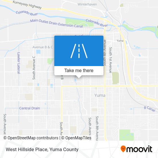 West Hillside Place map