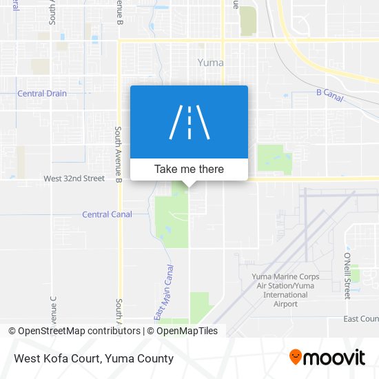 West Kofa Court map