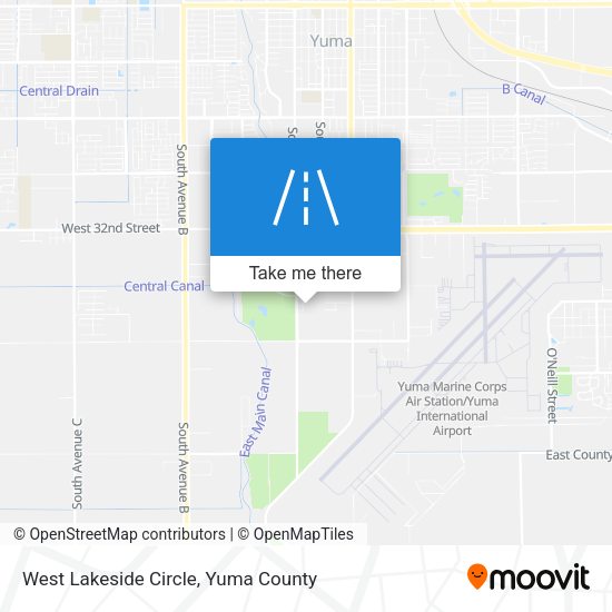 Mapa de West Lakeside Circle