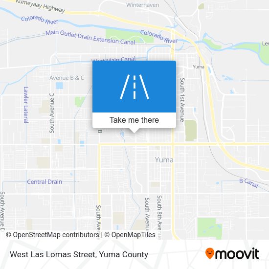 Mapa de West Las Lomas Street