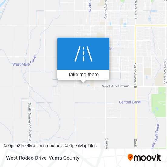 Mapa de West Rodeo Drive
