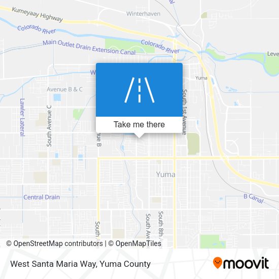 West Santa Maria Way map