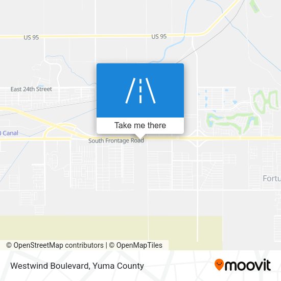 Westwind Boulevard map