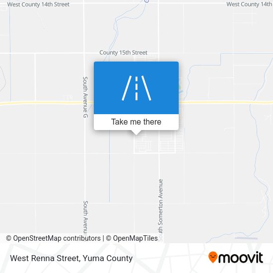 West Renna Street map