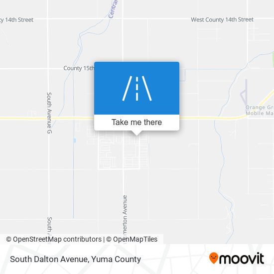 South Dalton Avenue map