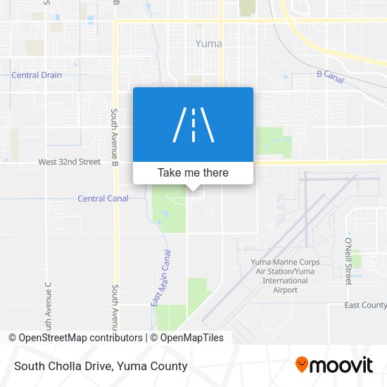Mapa de South Cholla Drive