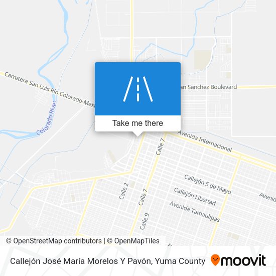 Callejón José María Morelos Y Pavón map