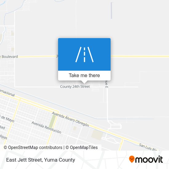 Mapa de East Jett Street