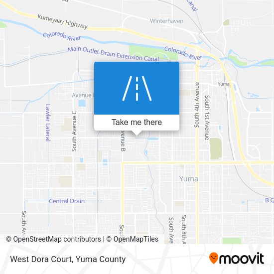 West Dora Court map