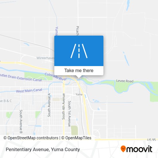 Penitentiary Avenue map