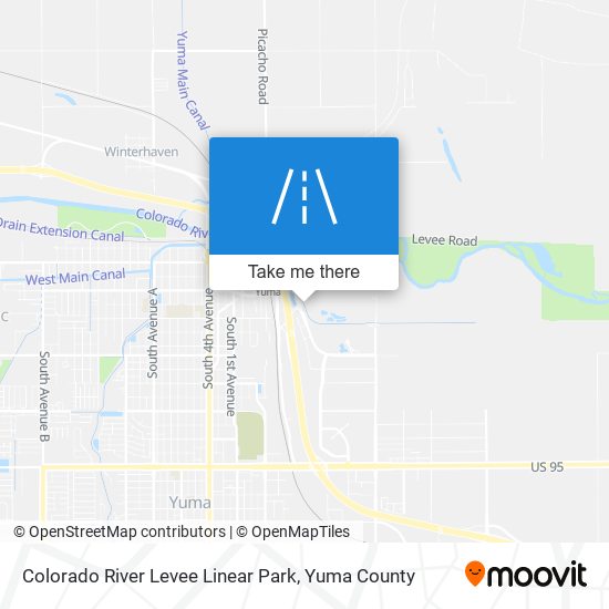 Mapa de Colorado River Levee Linear Park