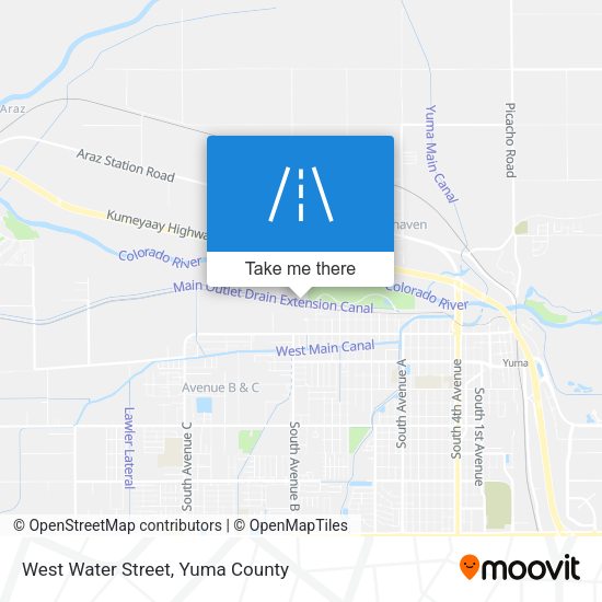 West Water Street map