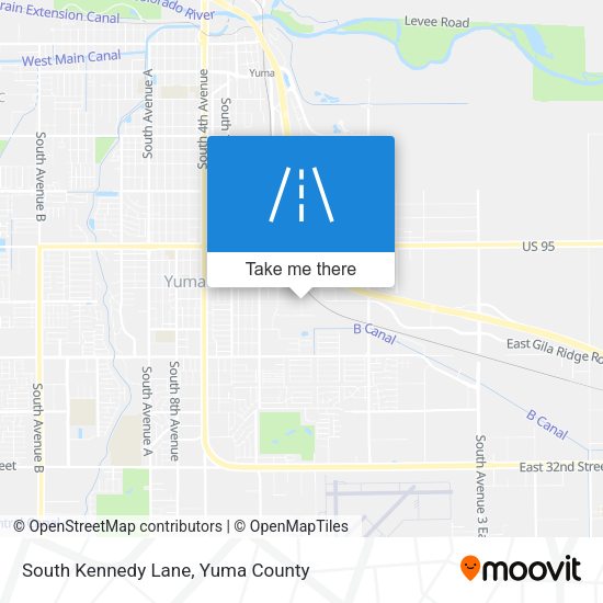 Mapa de South Kennedy Lane