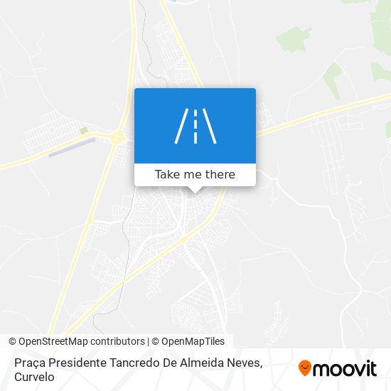 Mapa Praça Presidente Tancredo De Almeida Neves