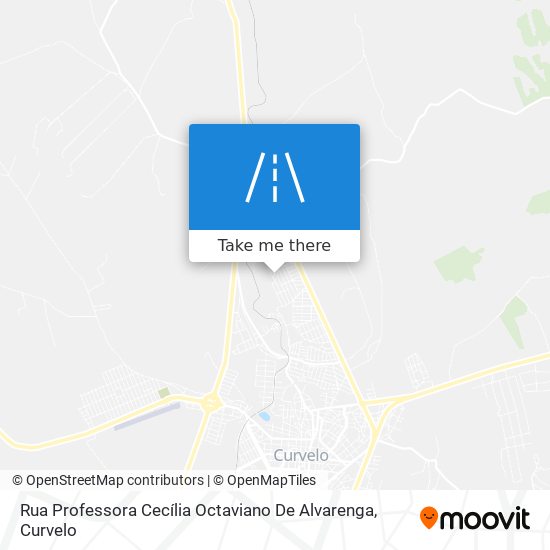 Mapa Rua Professora Cecília Octaviano De Alvarenga