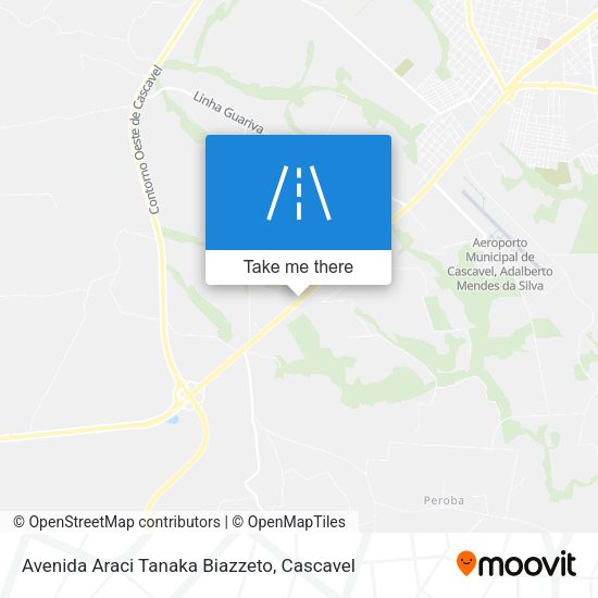 Avenida Araci Tanaka Biazzeto map