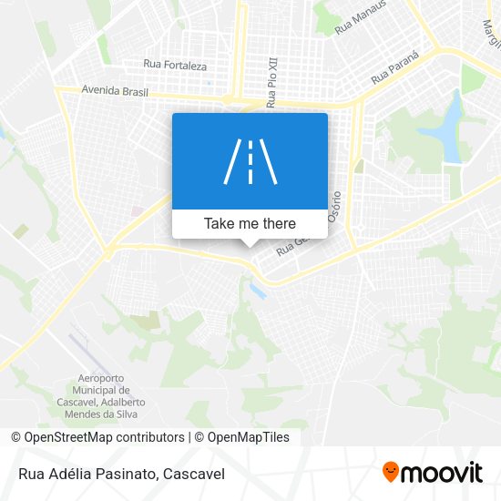 Rua Adélia Pasinato map