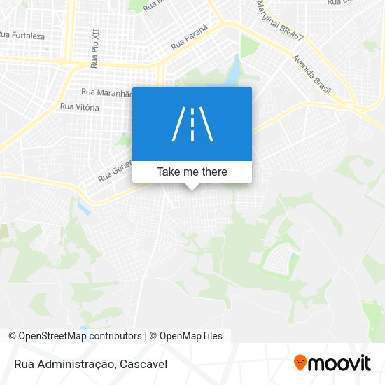 Rua Administração map