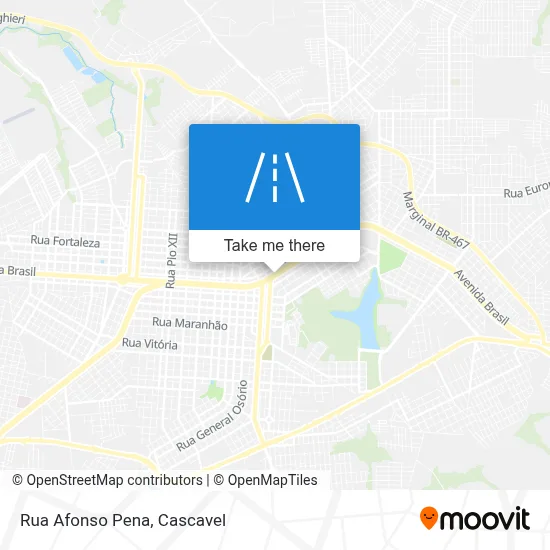 Rua Afonso Pena map