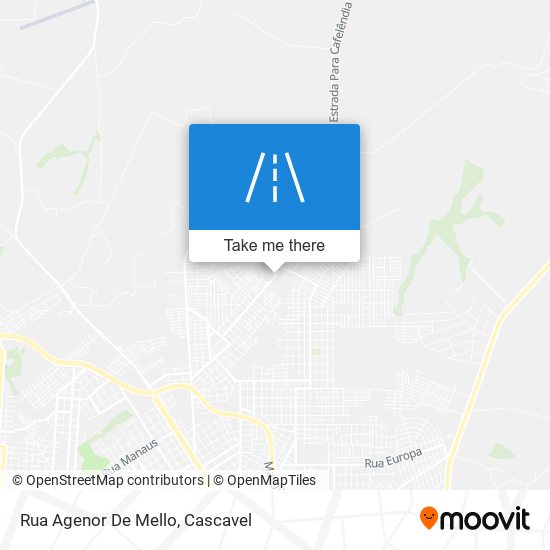 Rua Agenor De Mello map