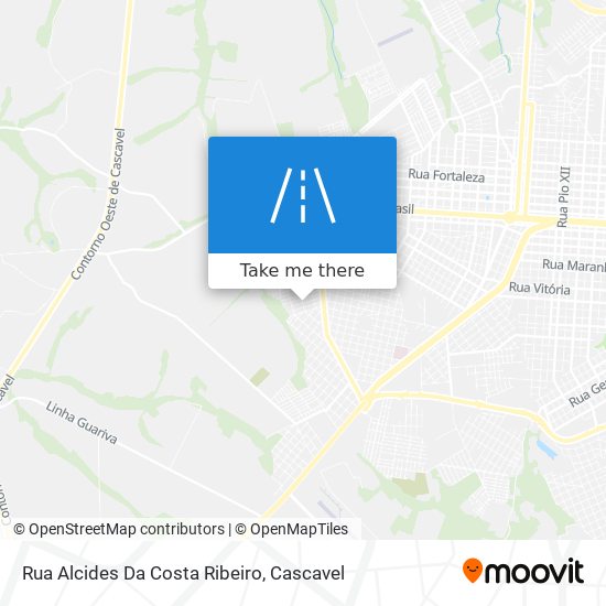 Rua Alcides Da Costa Ribeiro map