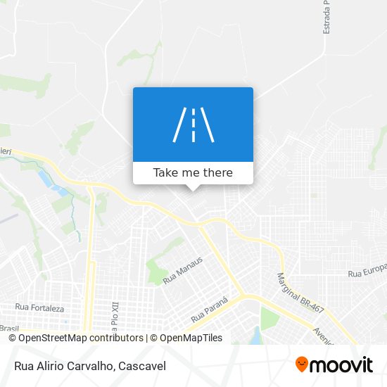 Rua Alirio Carvalho map