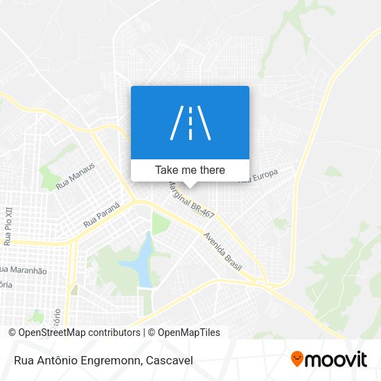 Rua Antônio Engremonn map