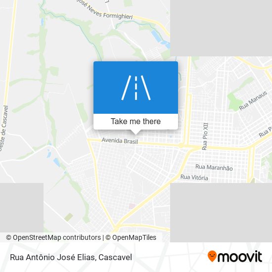 Rua Antônio José Elias map