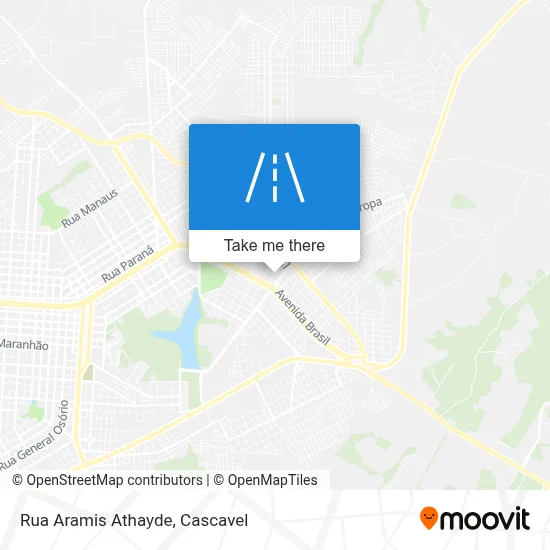 Rua Aramis Athayde map