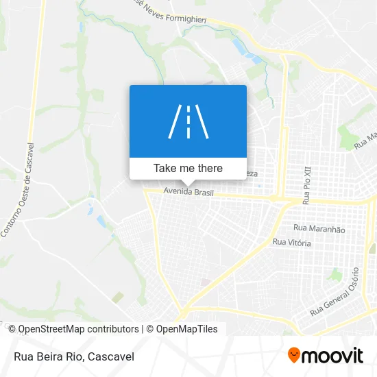 Rua Beira Rio map