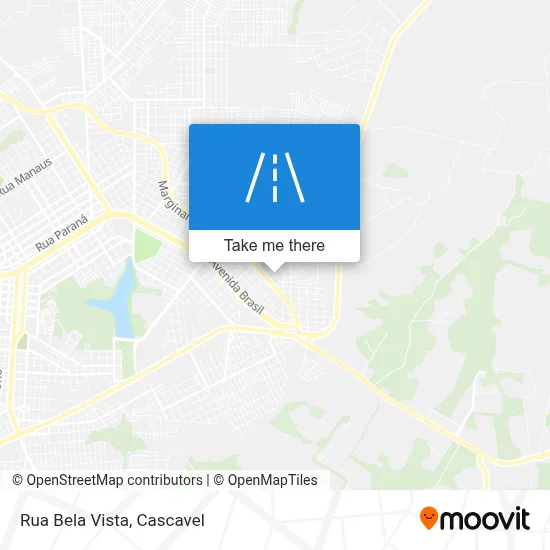 Rua Bela Vista map